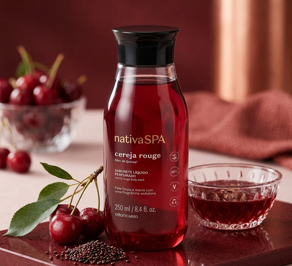 Gel de Banho Cereja Rouge