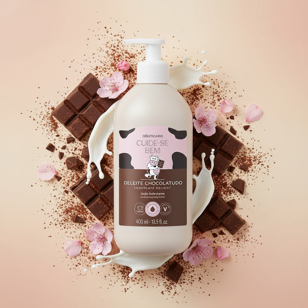 Cuide-se Bem – Flat Lay Chocolate