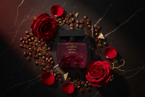 Flat lay dark & sensual