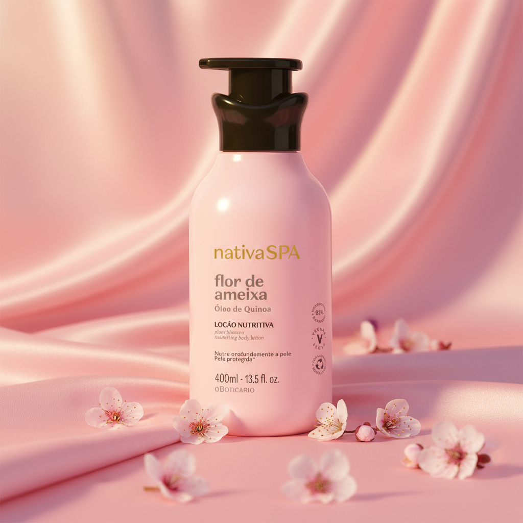 Nativa SPA Flor de Ameixa - Seda rosa