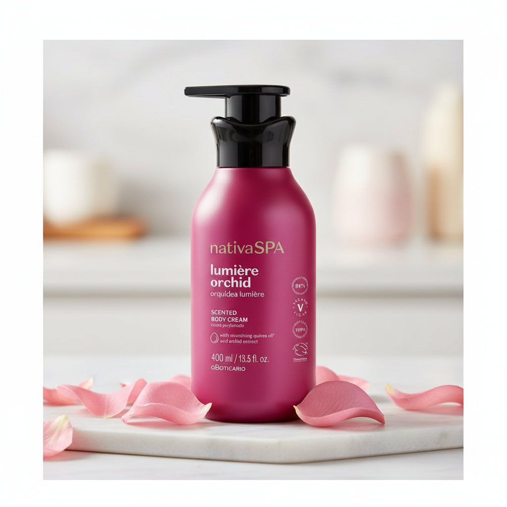 Nativa SPA Lumière Orchid - Mármore com pétalas