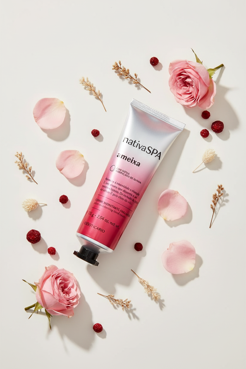 nativaSPA Ameixa – Flat Lay Botânico