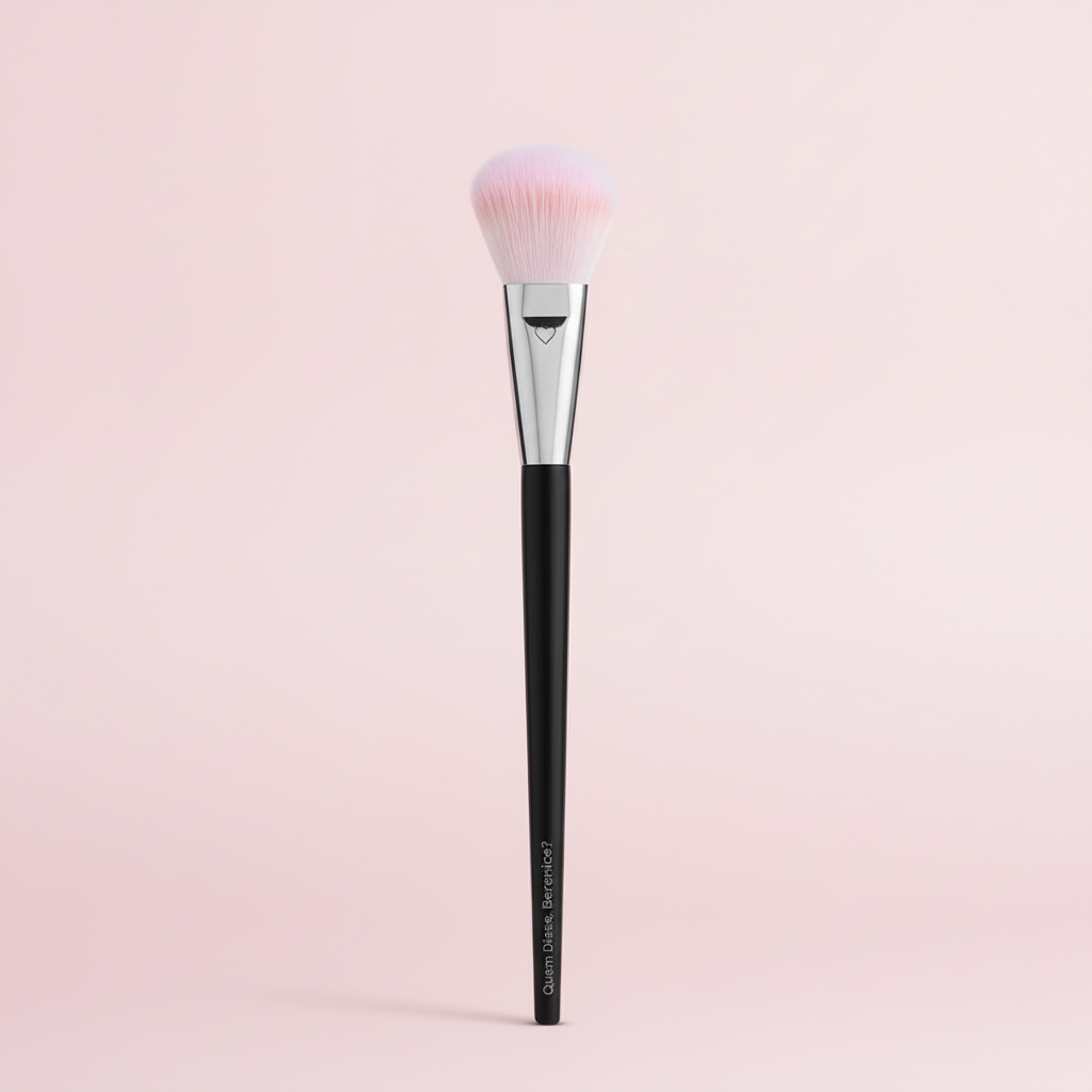 Pincel fundo rosa pastel